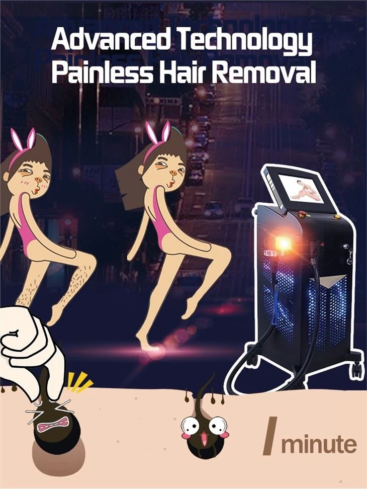 Alexandrite Soprano Titanium Laser Hair Removal Machine